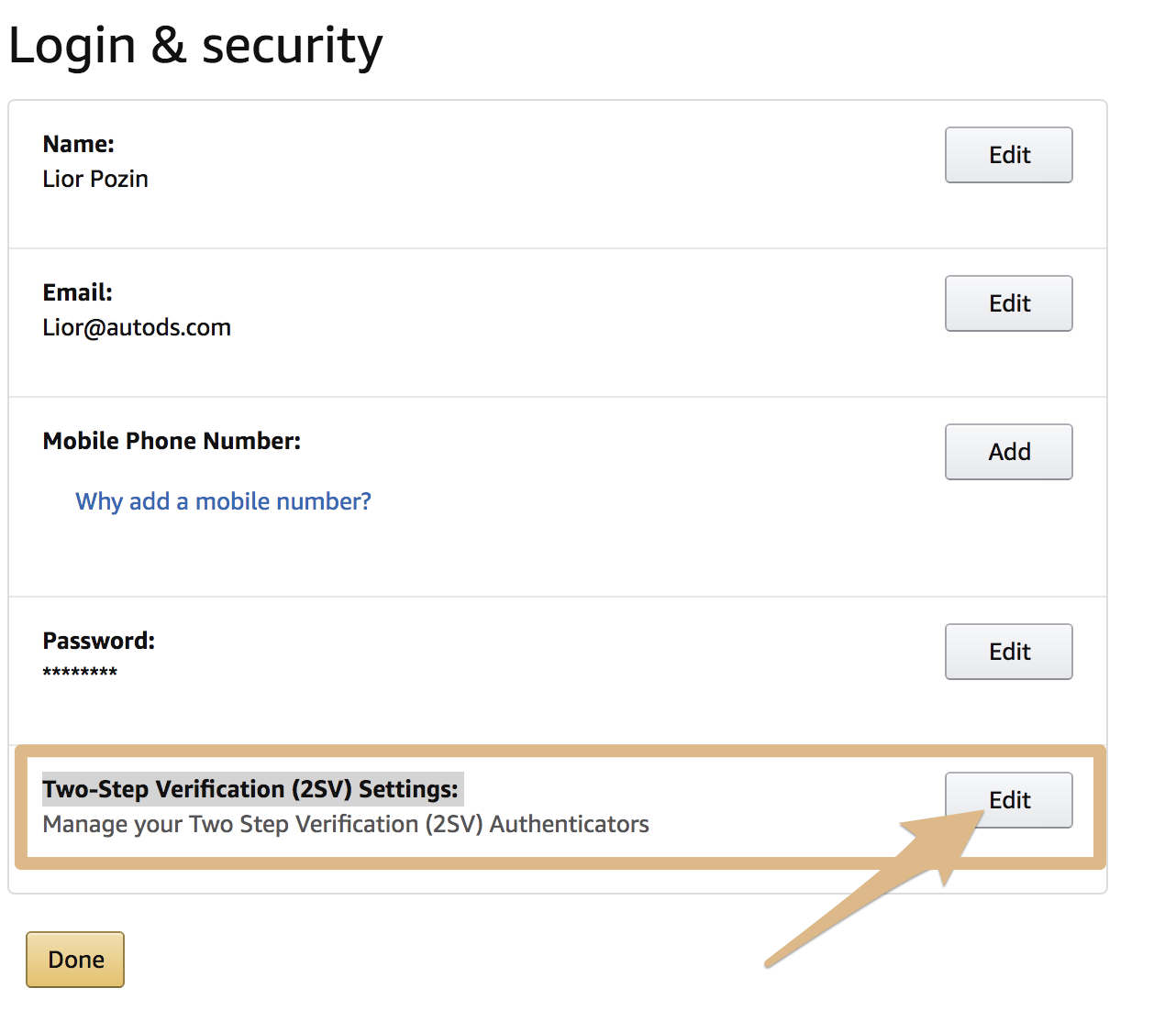 How to update your Amazon auto ordering accounts for the OTP (two
